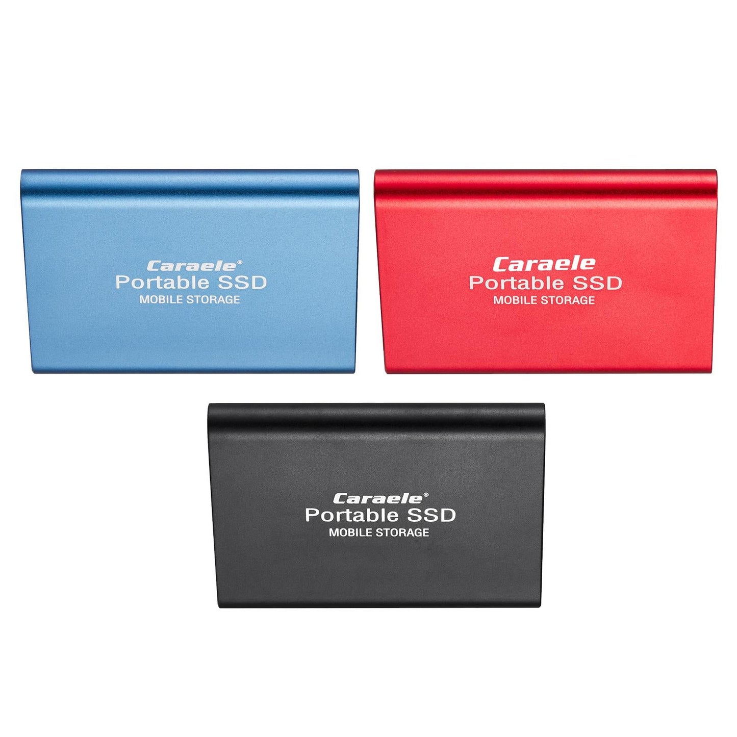 Aluminum Alloy USB 3.0 500GB SSD External Portable USB 3.1 Gen-1 USB-C black