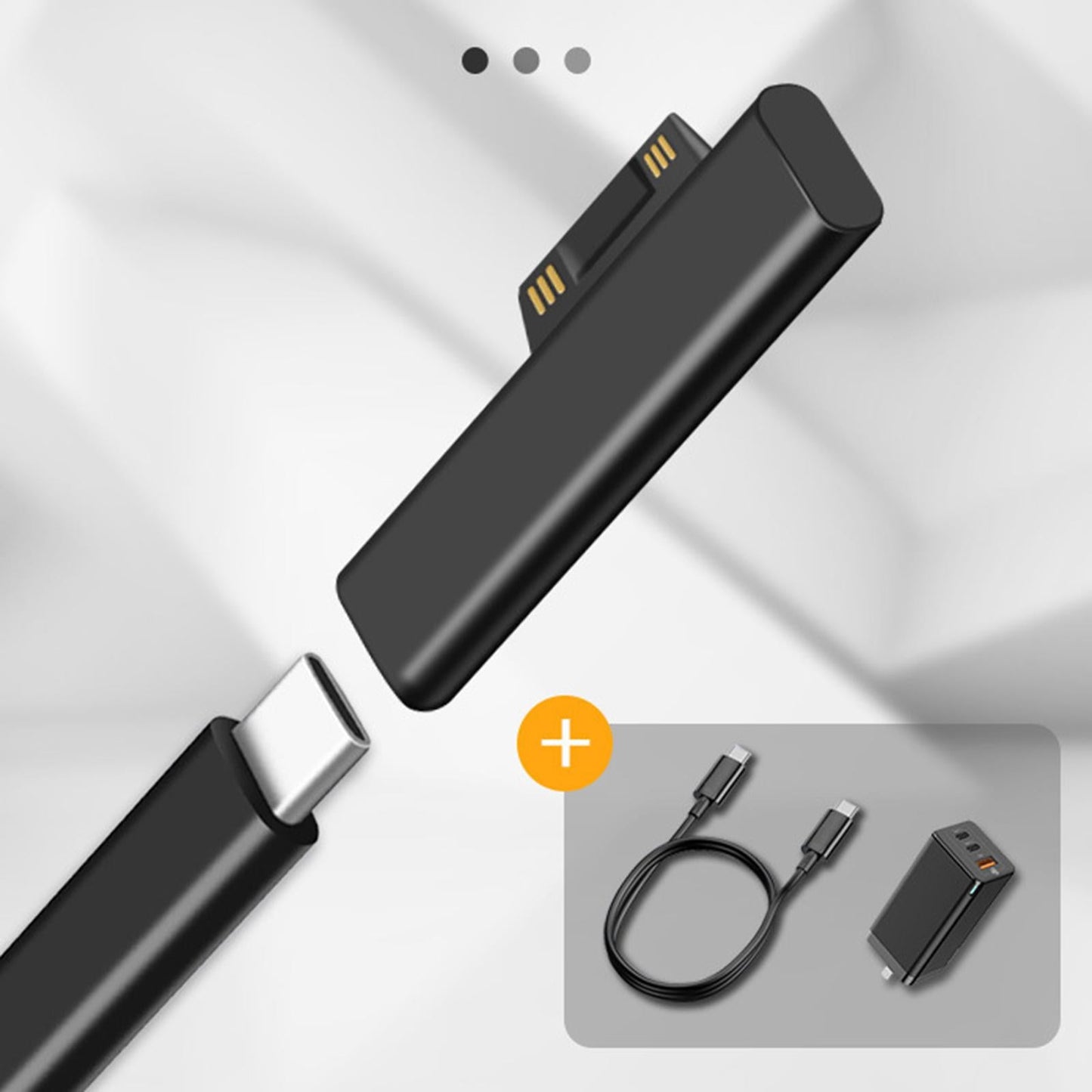 USB 3.1 Charging Adapter for Microsoft Surface Pro Works with 3A USB-C Cable