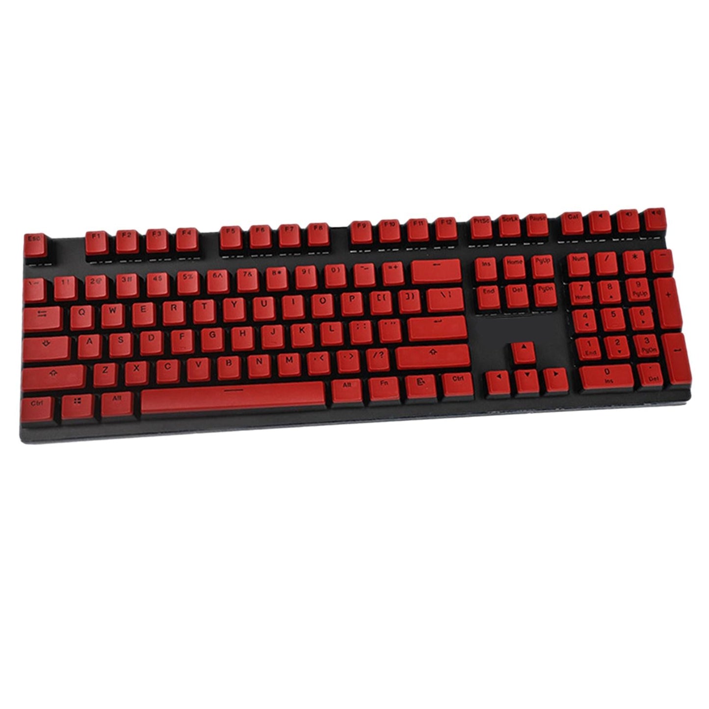 PBT Pudding Keycap Set for Cherry MX Mechanical Keyboard Red Black