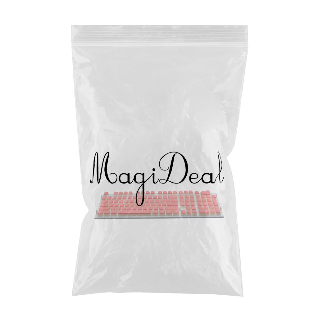 108 Keys Double Shot Pudding Keycaps DIY for Cherry MX Mechanical Keyboard Orange