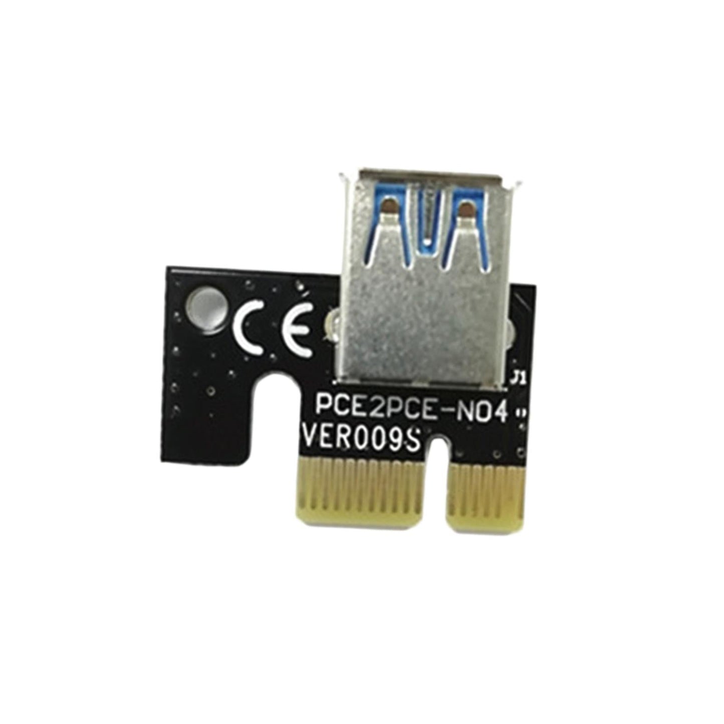 USB Graphics Card Riser Card PCI-E 1X To 16X Mining Adapter Accessory Black