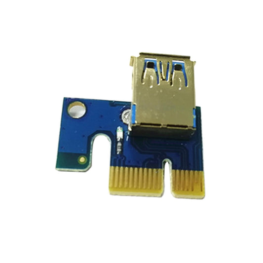 USB Graphics Card Riser Card PCI-E 1X To 16X Mining Adapter Accessory Blue