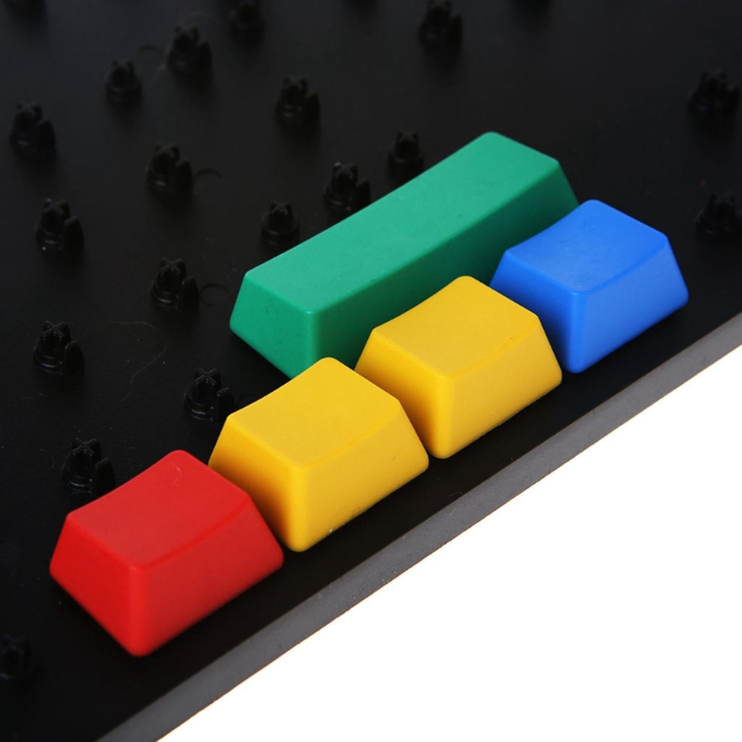 Upgraded PBT Pudding Thick RGBY Keycaps  for Mechanical Keyboards C