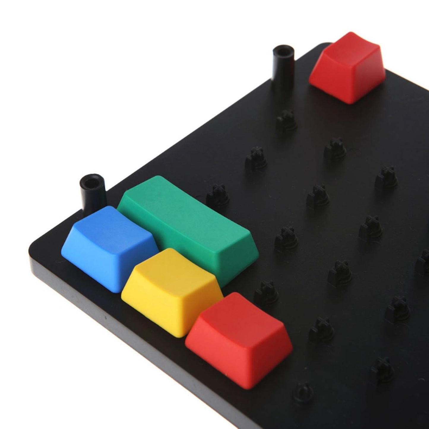 Upgraded PBT Pudding Thick RGBY Keycaps  for Mechanical Keyboards C
