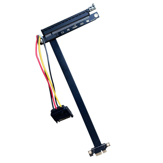 PCI-e 3.0 PCI Express Gen3 8Gbps 1X to 16X Extension Cable 180 Degree 30cm B