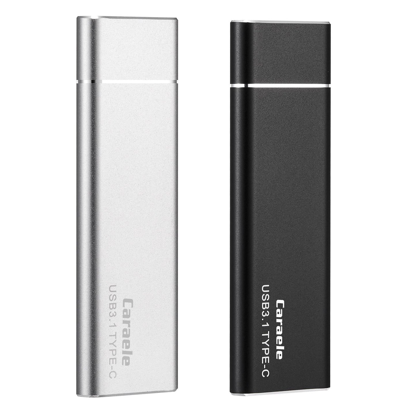 Portable SSD USB3.1 SSD Data Transfer Solid State Drive for Phone PC Black