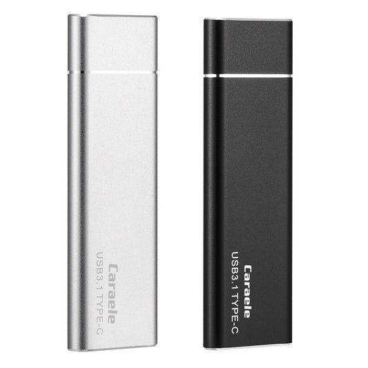 Portable 2TB External SSD Solid State Drive Typc C USB3.1 Compact Black