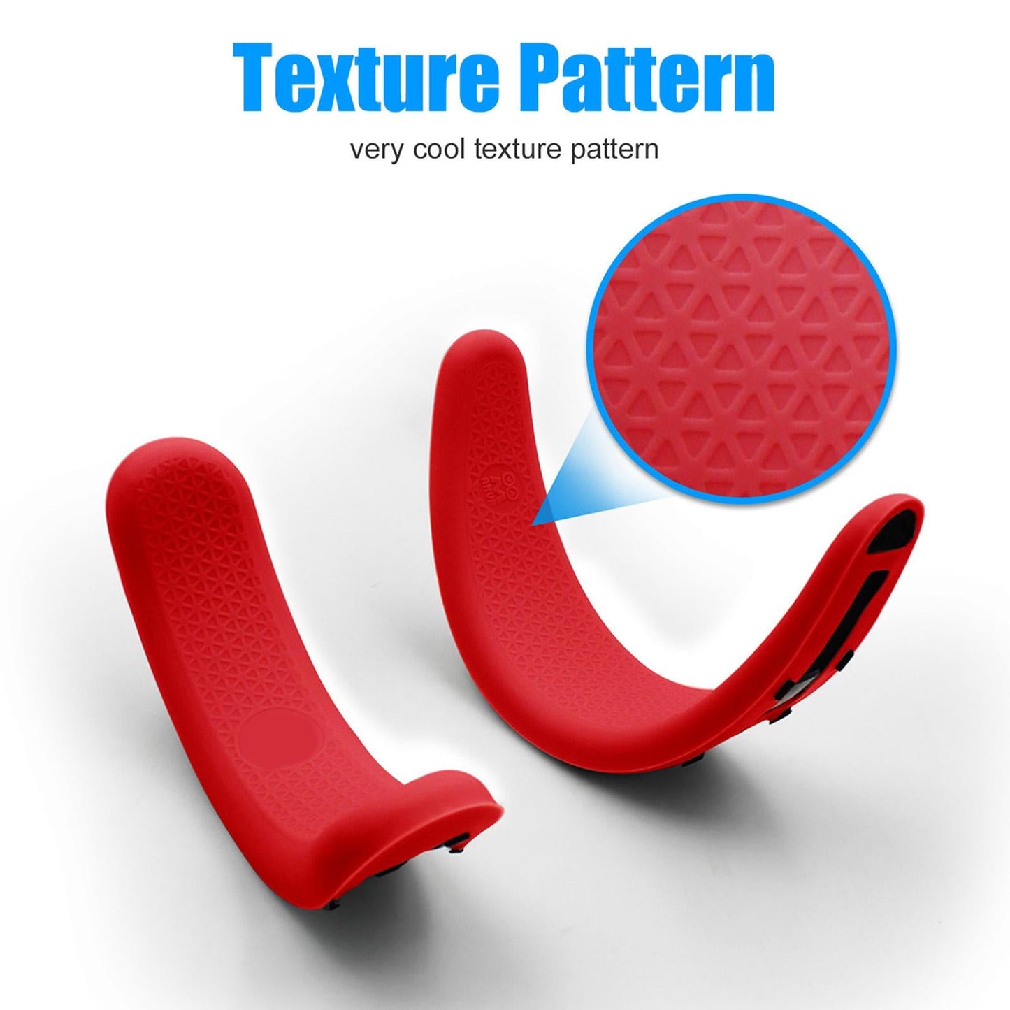 Silicone Cover VR Face Pad For Oculus Rift S Replacement Pad Cover Red