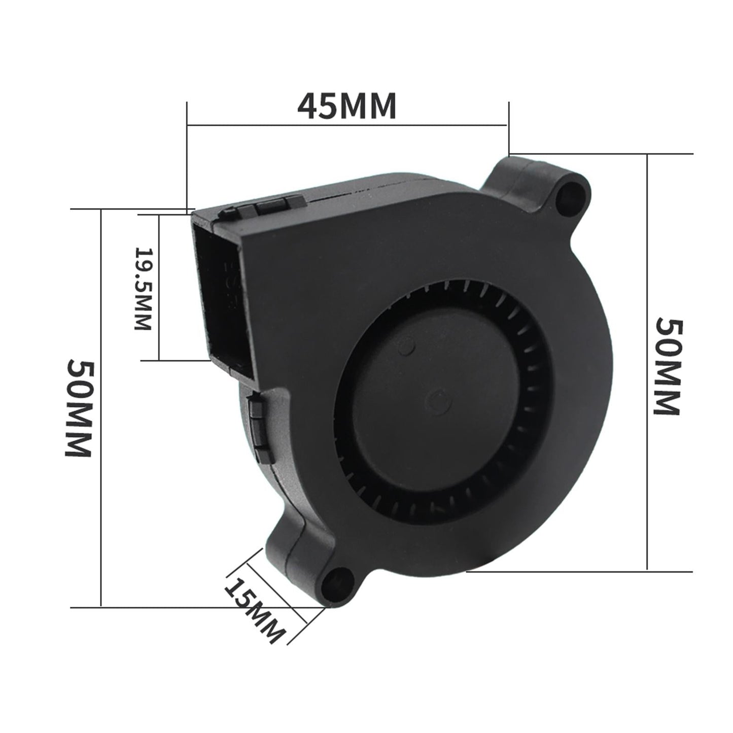24V DC 50mm Blower Cooling Fan 5015 Extruder For CR10 3D Printer