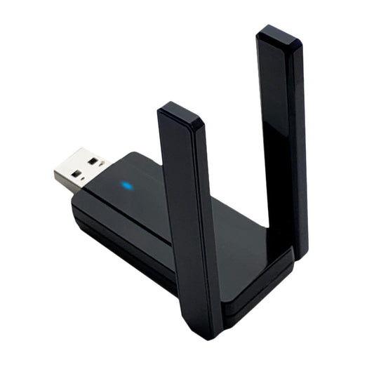 1300Mbps Dual Band USB 3.0 WiFi Adapter Dongle w/Antenna for Desktop Laptop