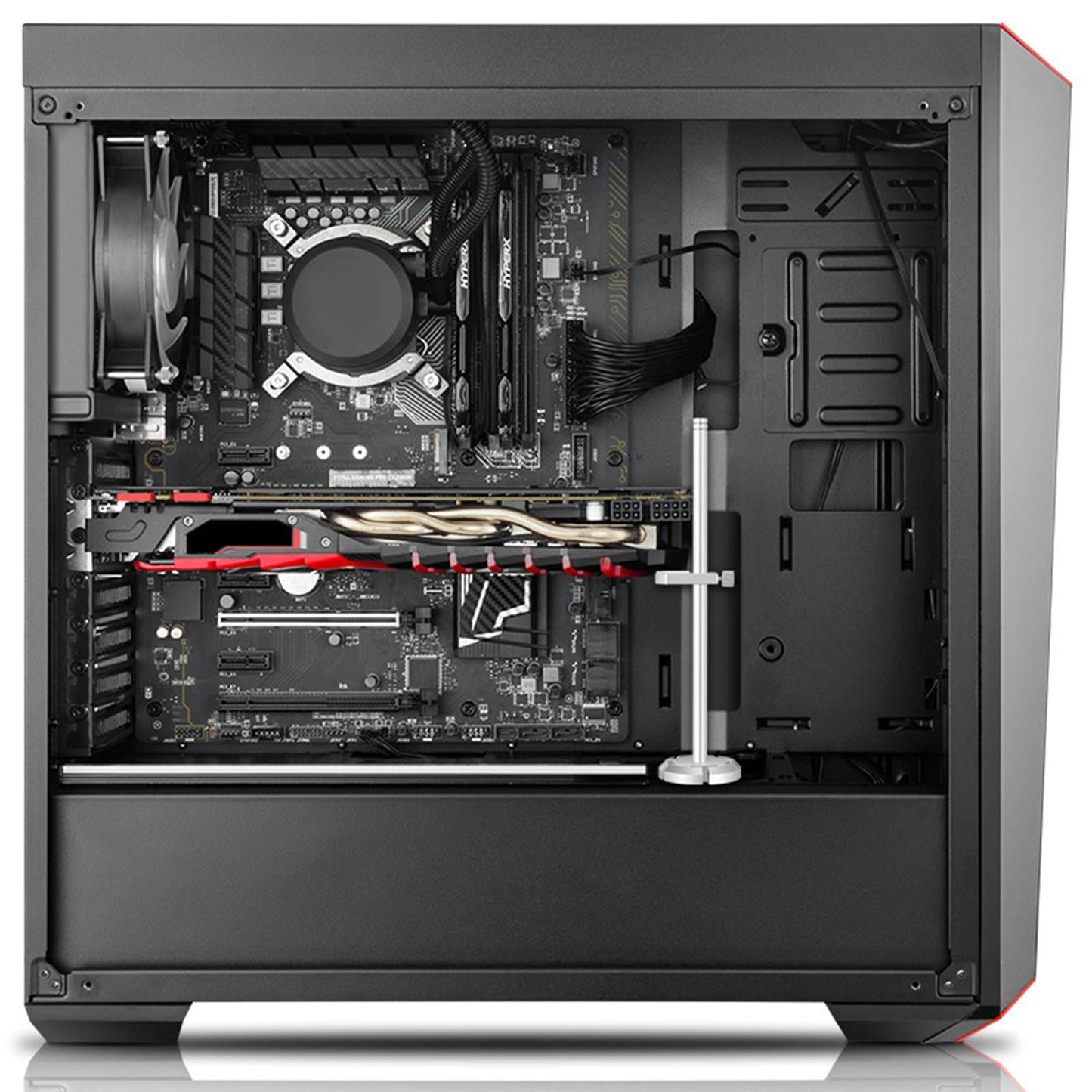 Universal Graphics Card GPU Brace Support Video Card Sag Holder Silver