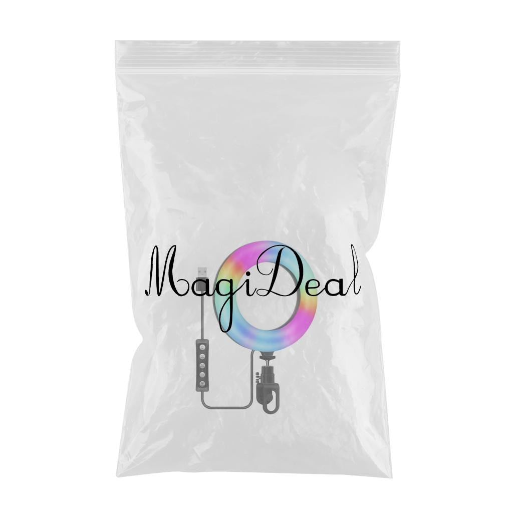 Practical LED RGB Selfie Ring Light Fill Lamp For Laptop Hasp Style