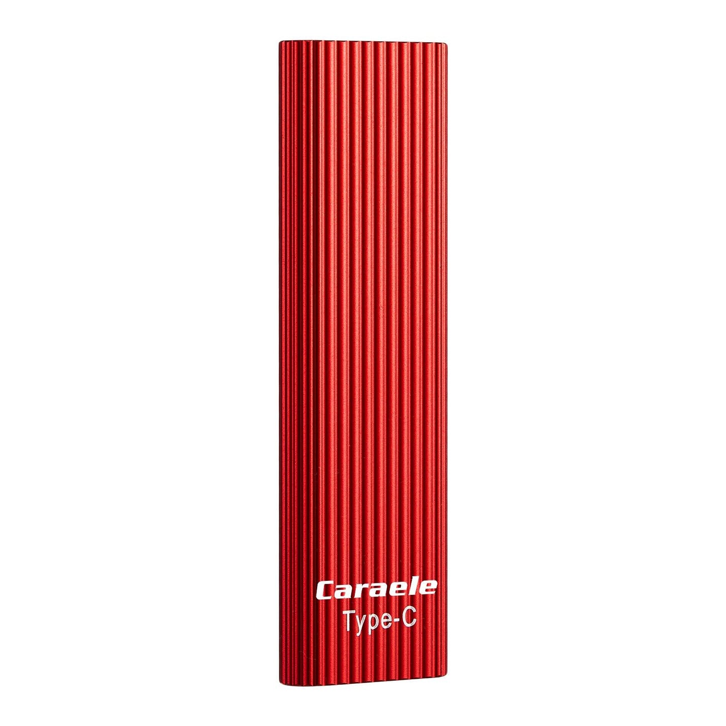 USB 3.0 2TB SSD External Portable USB 3.1 Gen-1 USB-C Compatible red