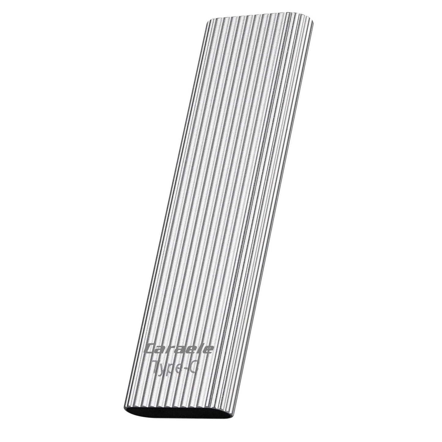 USB 3.0 2TB SSD External Portable USB 3.1 Gen-1 USB-C Compatible silver