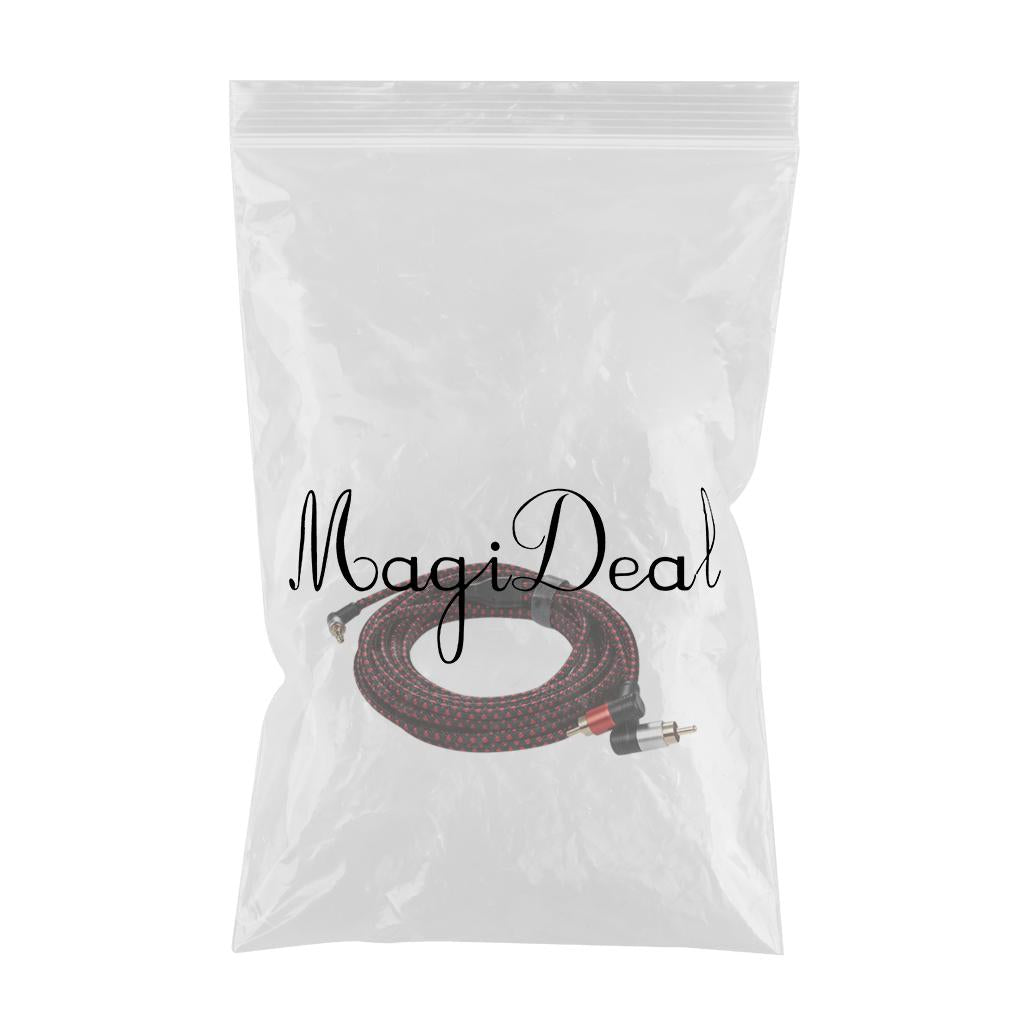 3.5mm Male to 2 RCA Male Stereo Audio Cable Y Splitter Adaptor Cable 5 Meter