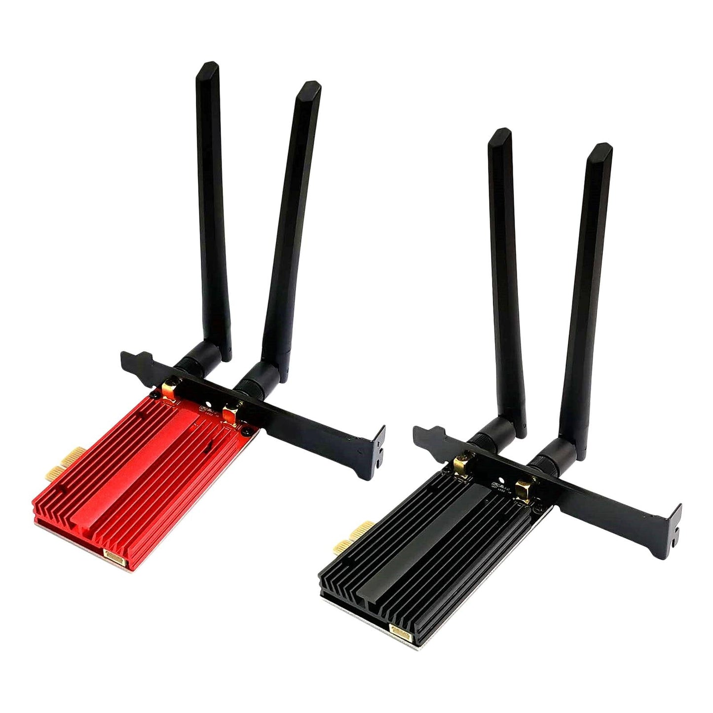 PCIe Wifi Adapter Cards Wi-Fi Card Ultra Low Latency for Desktop AX200 Red