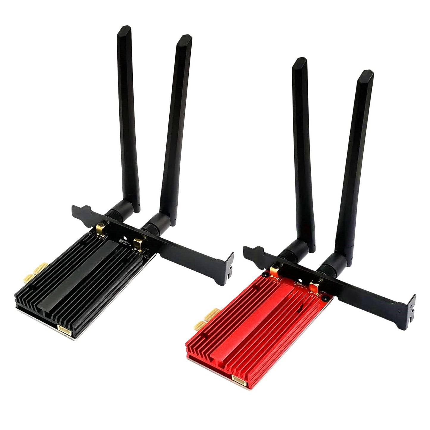 PCIe Wifi Adapter Cards Wi-Fi Card Ultra Low Latency for Desktop AX200 Red
