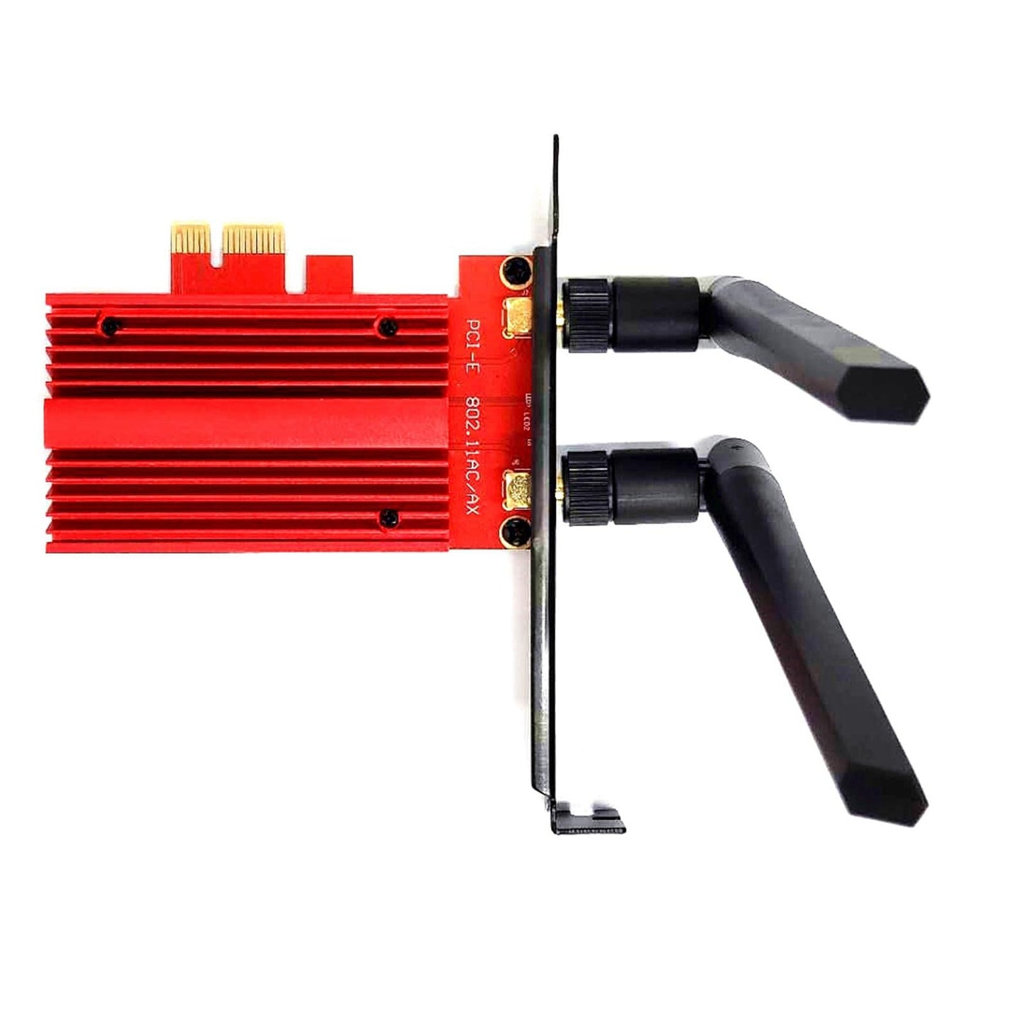 PCIe Wifi Adapter Cards Wi-Fi Card Ultra Low Latency for Desktop AX200 Red