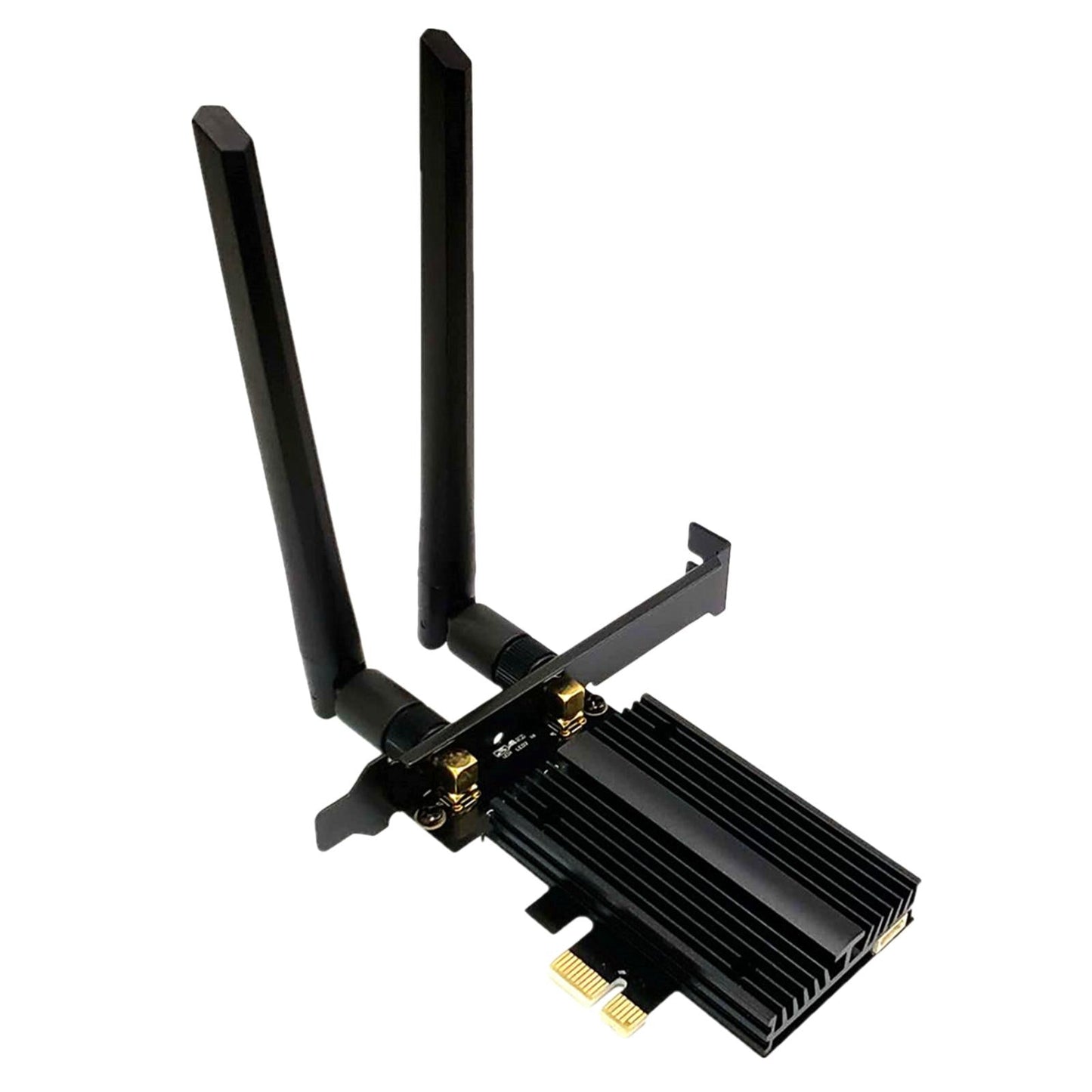 PCIe Wifi Adapter Cards Wi-Fi Card Ultra Low Latency for Desktop AX210 Black