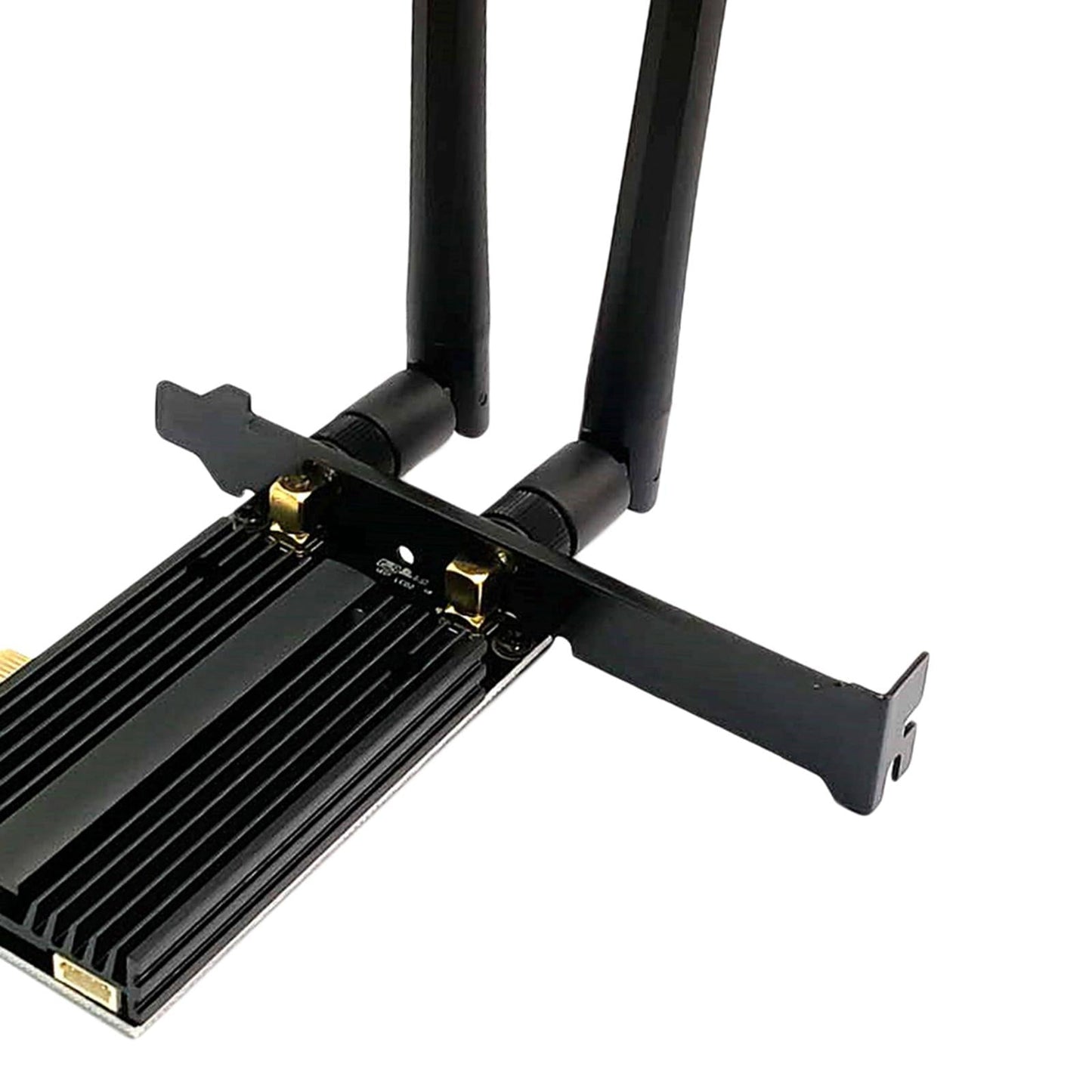 PCIe Wifi Adapter Cards Wi-Fi Card Ultra Low Latency for Desktop AX210 Black