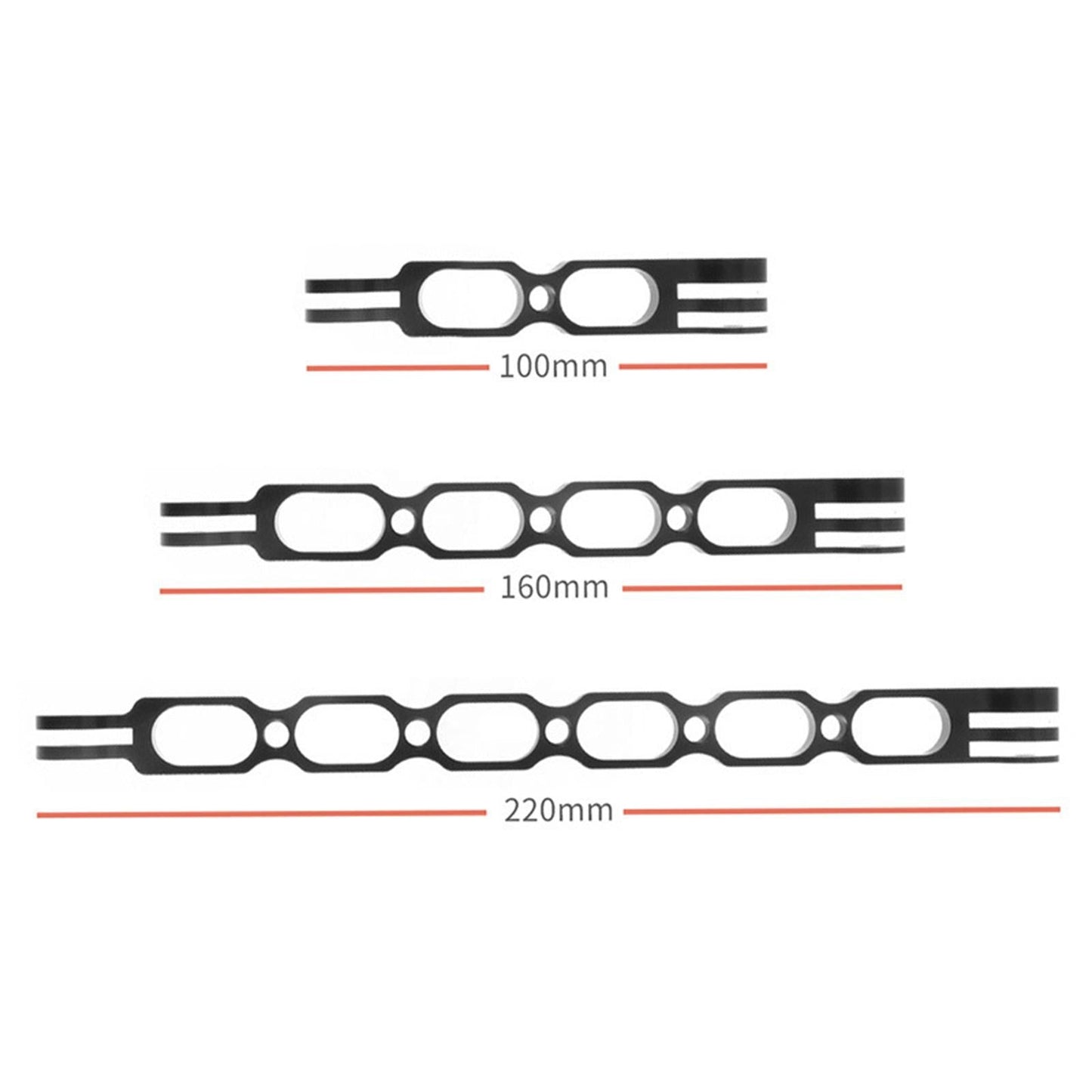 Selfie Extension Arm Lengthened Rod Bracket For insta360 for Gopro L 220mm