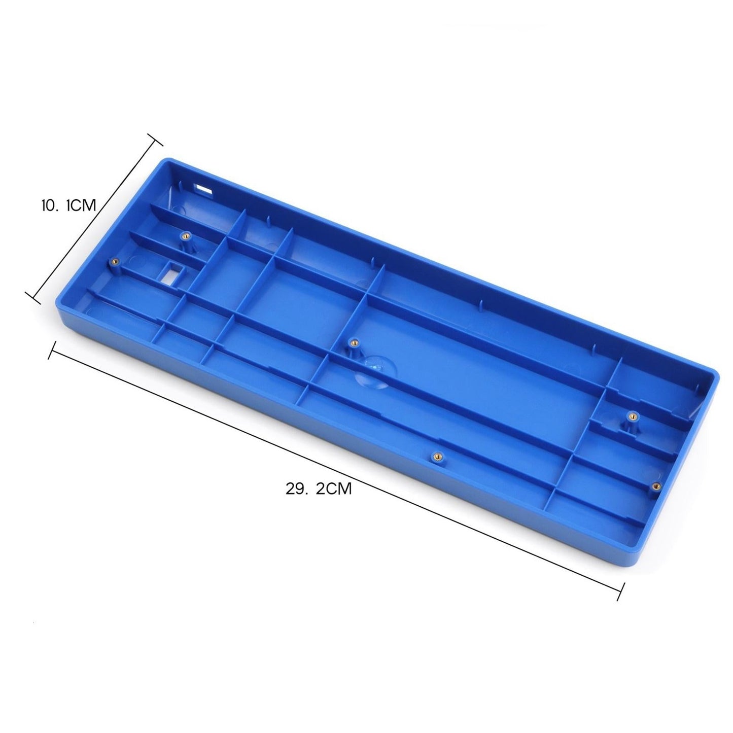 60% Compact  Plastic Keyboard Case Compatible with GH60 POKER2 POK3R blue