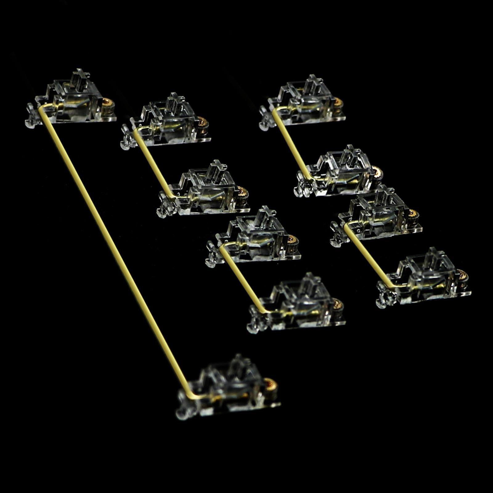 Clear PCB Mount Stabilizers for Mechanical Keyboard 60 or 87 Keys– UNIQKART