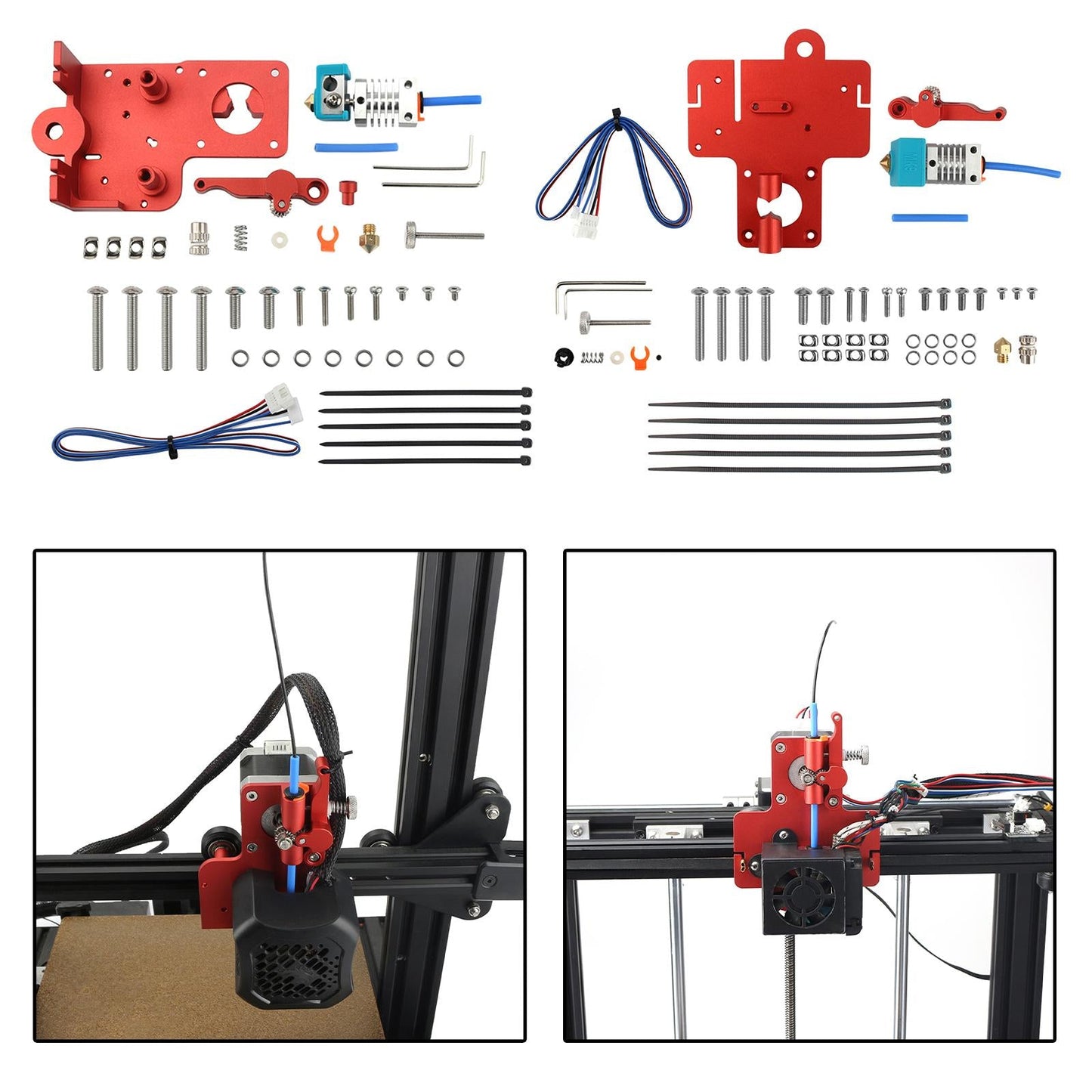 Aluminum Alloy Mounting Plate Sets for Ender 3 Ender 3 Pro Ender 3 V2 CR 10