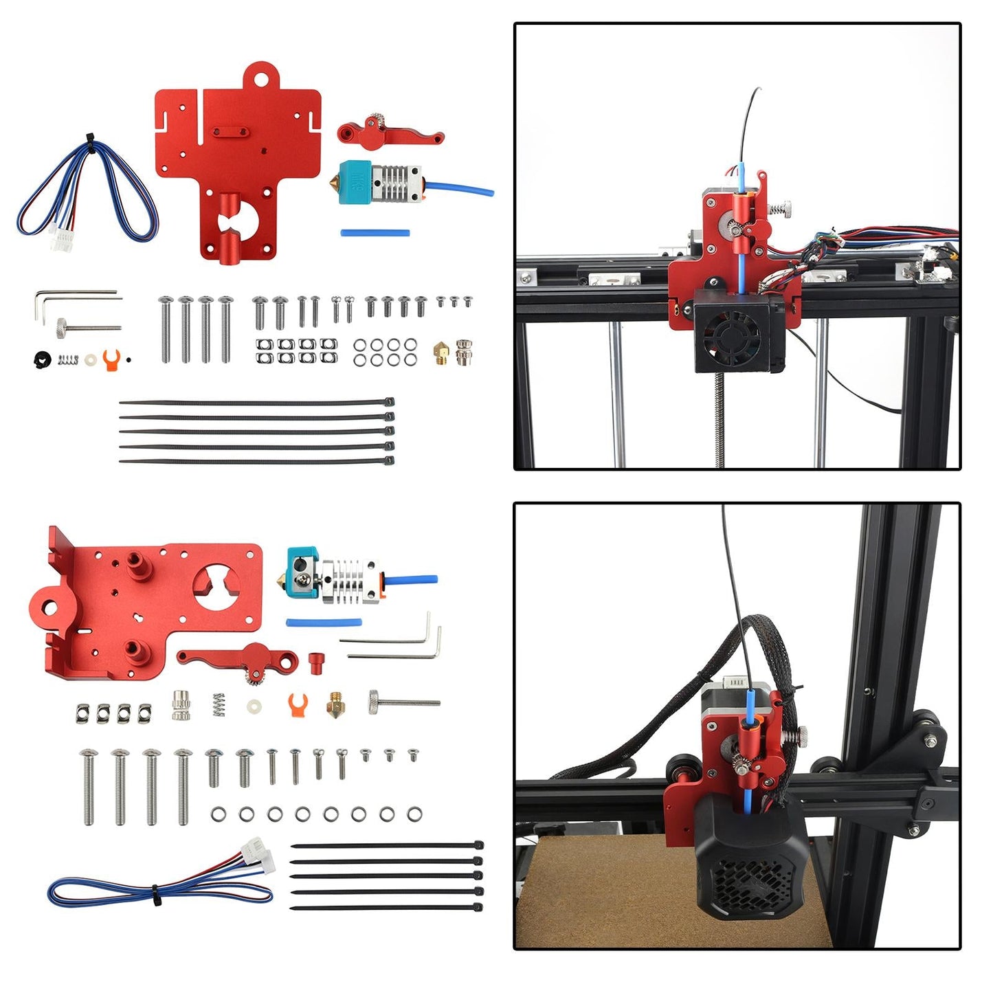 Aluminum Alloy Mounting Plate Sets for Ender 3 Ender 3 Pro Ender 3 V2 CR 10