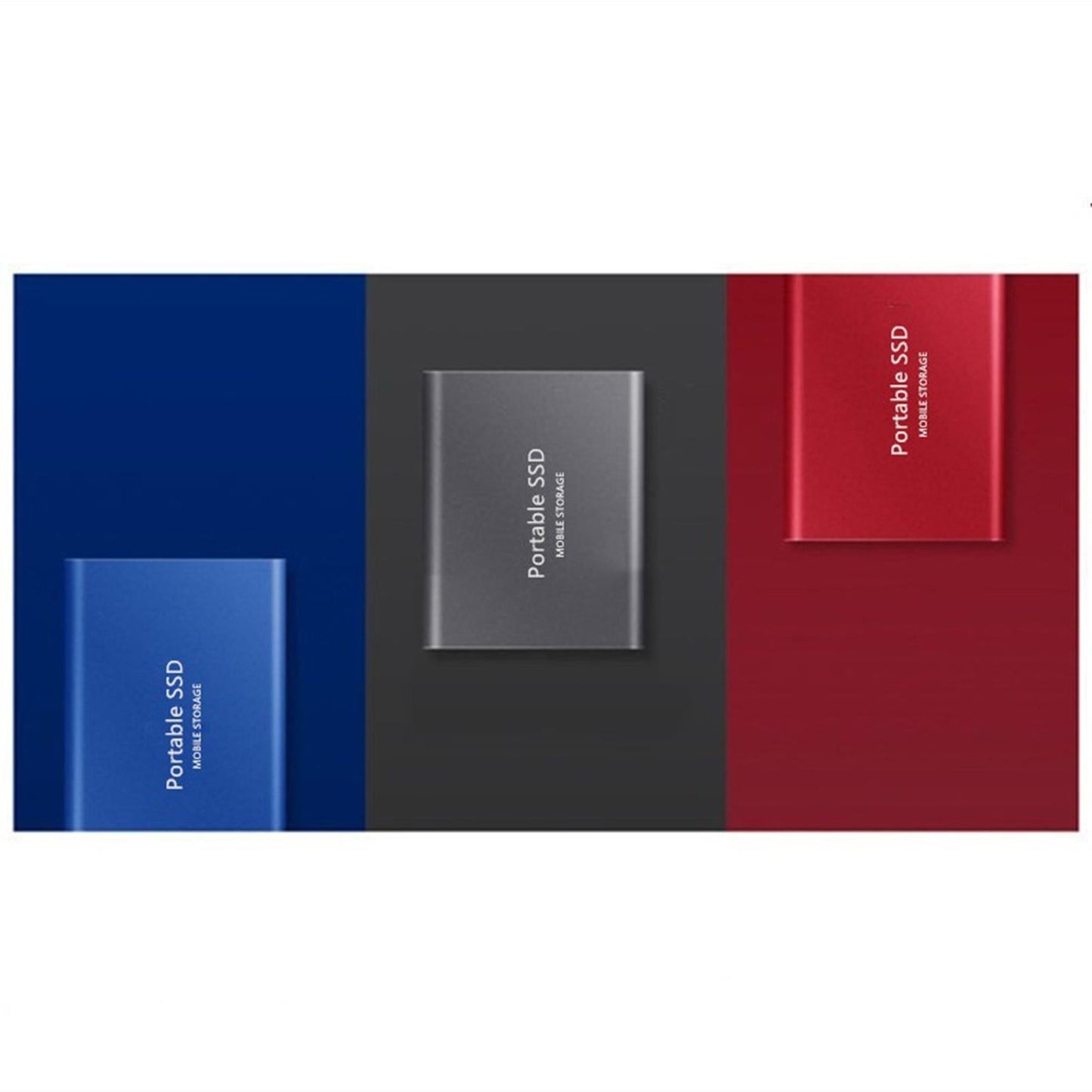 USB 3.0 USB 3.1 Gen-1 1TB SSD External Portable Solid State Drive blue 1TB