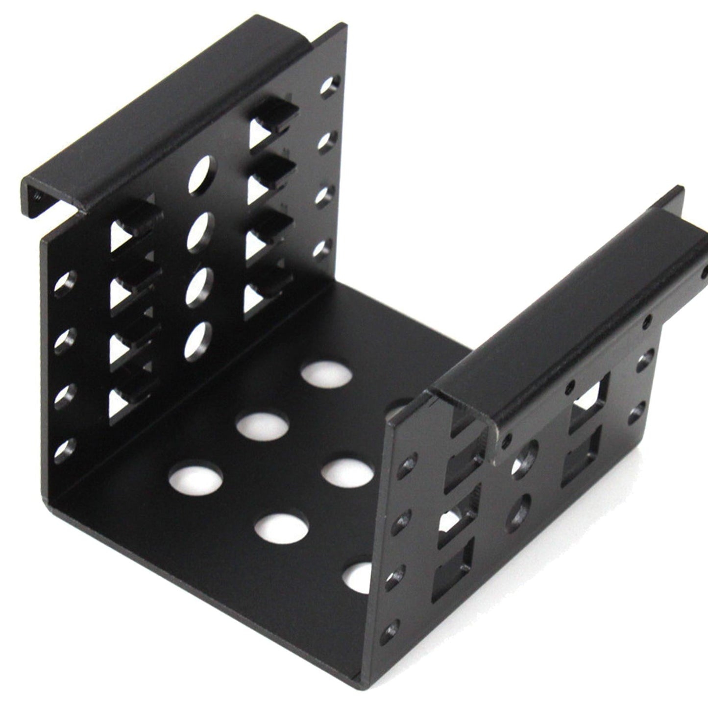4-Bay 2.5 inch to 3.5 inch SSD HDD Hard Drive Caddy Black Bracket