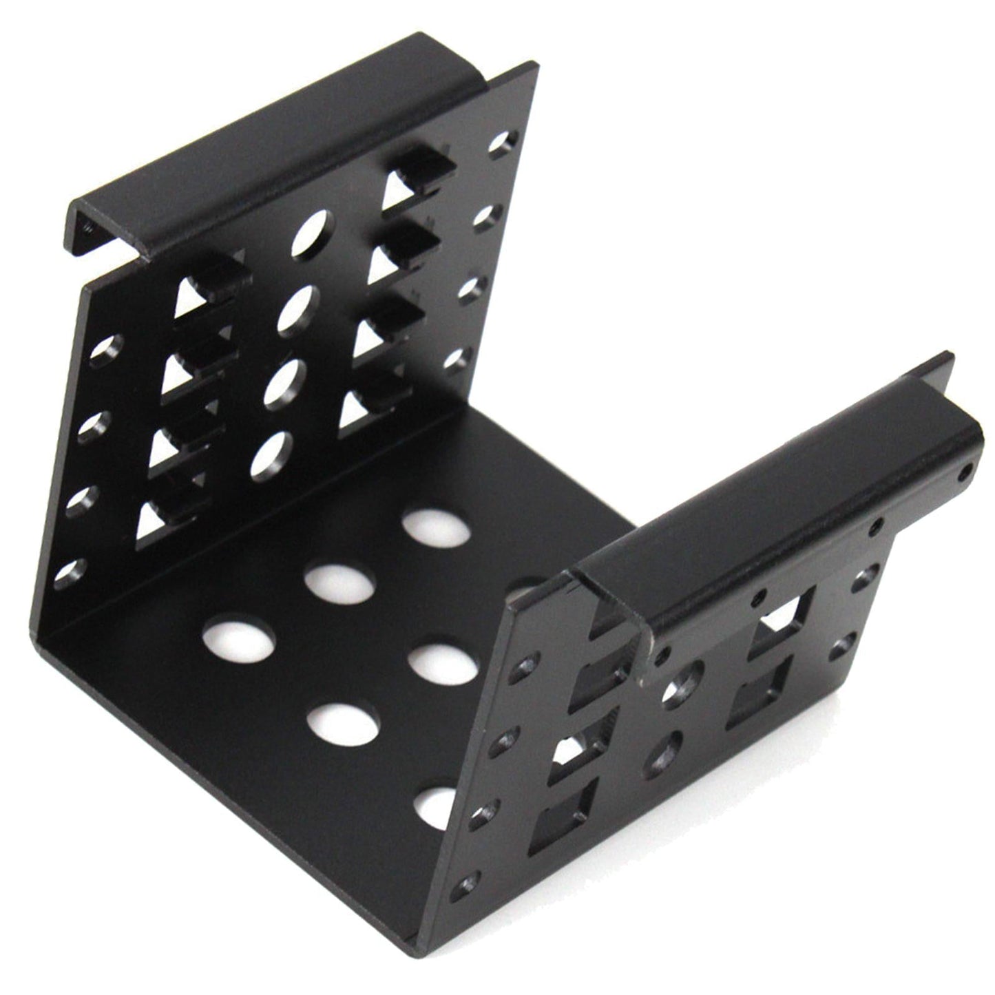 4-Bay 2.5 inch to 3.5 inch SSD HDD Hard Drive Caddy Black Bracket
