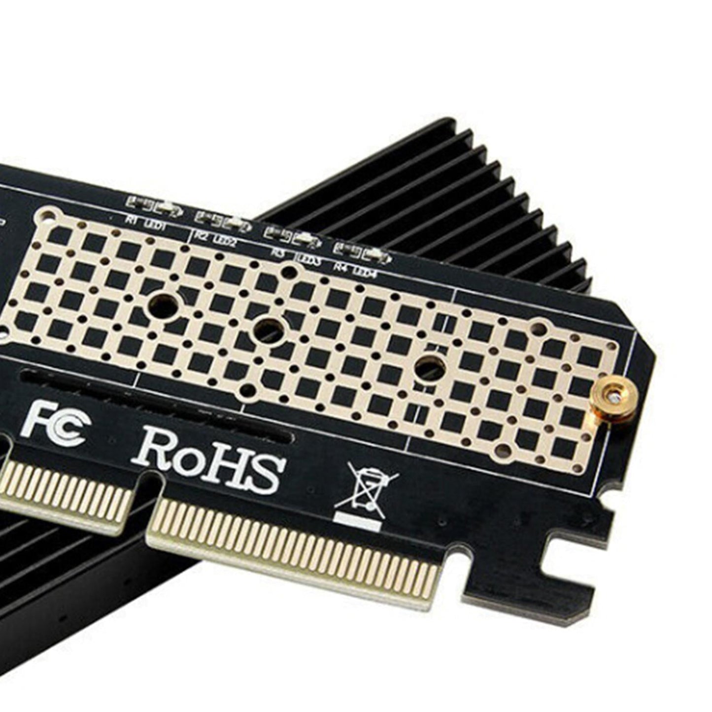 M.2 NVMe SSD to PCI-E Express 3.0 X4 X8 X16 Adapter Expansion Card 2280 mm