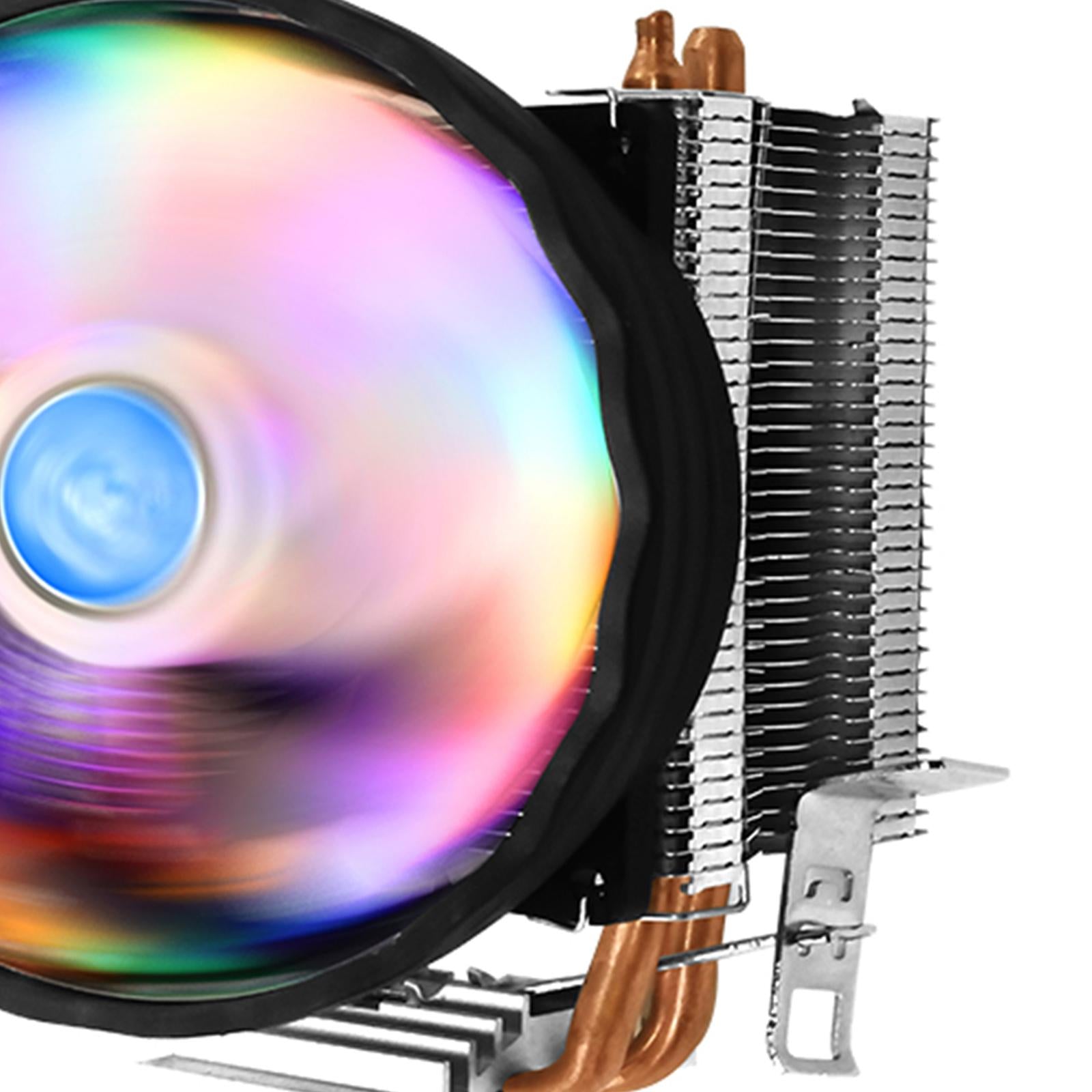CPU Cooler Heatsink 4-Pin Connector RGB Fans for AMD FM1 AM3 Accessori ...