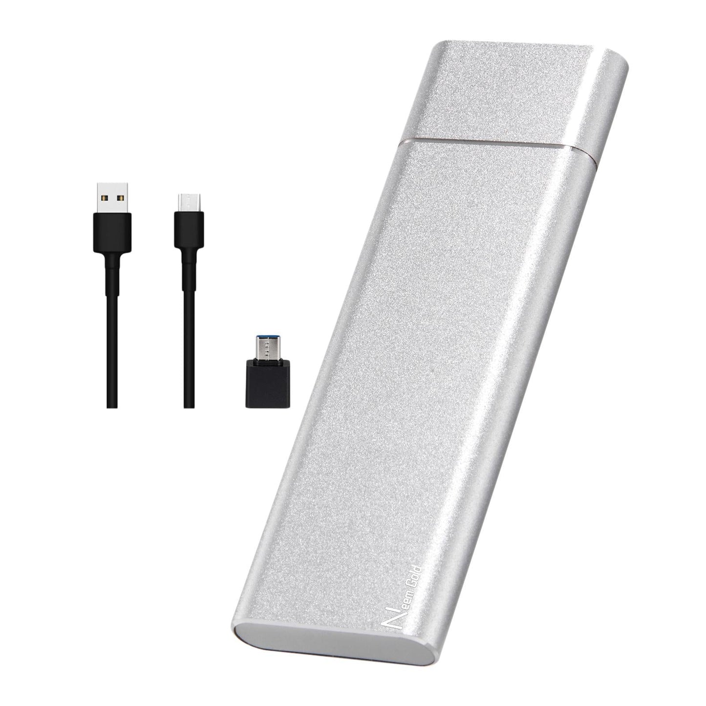 Portable USB 3.1 SSD 430MB/s Read Speed Solid State Drive White 2TB