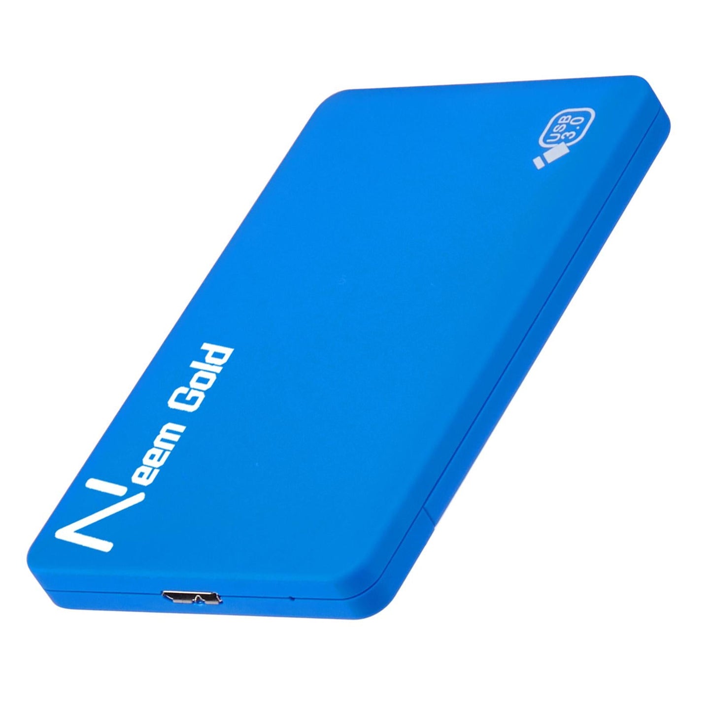 High Speed External Portable USB Hard Drive HDD for Laptops Blue 1TB
