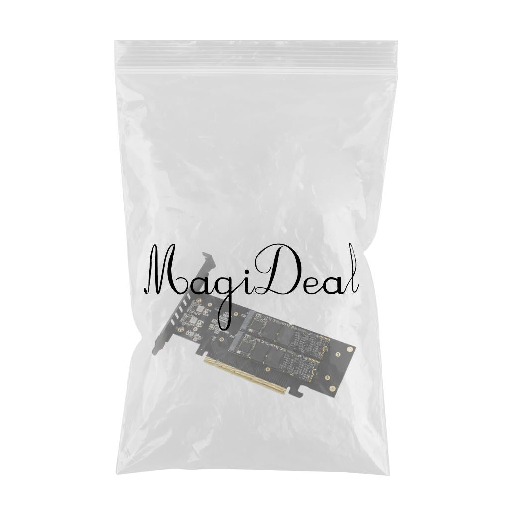 M.2 X16 to 4X NVME PCIE Adapter Expansion Card for VROC NVMe Raid