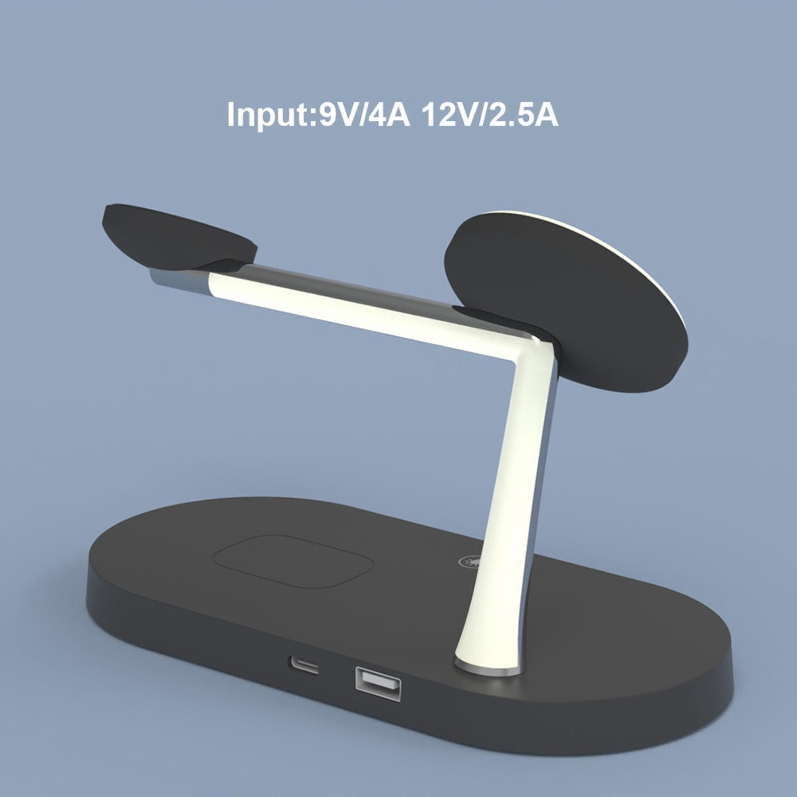 Magnetic Wireless Charger 15W Dock Fast Charging for Airpods 2/pro black