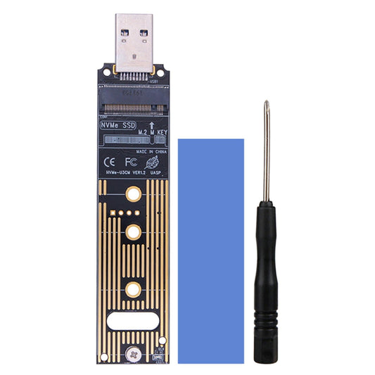 NVME to USB 3.1 Adapter Type A Card Converter Reader with Key B/Key B+M JMS583--USB3.1