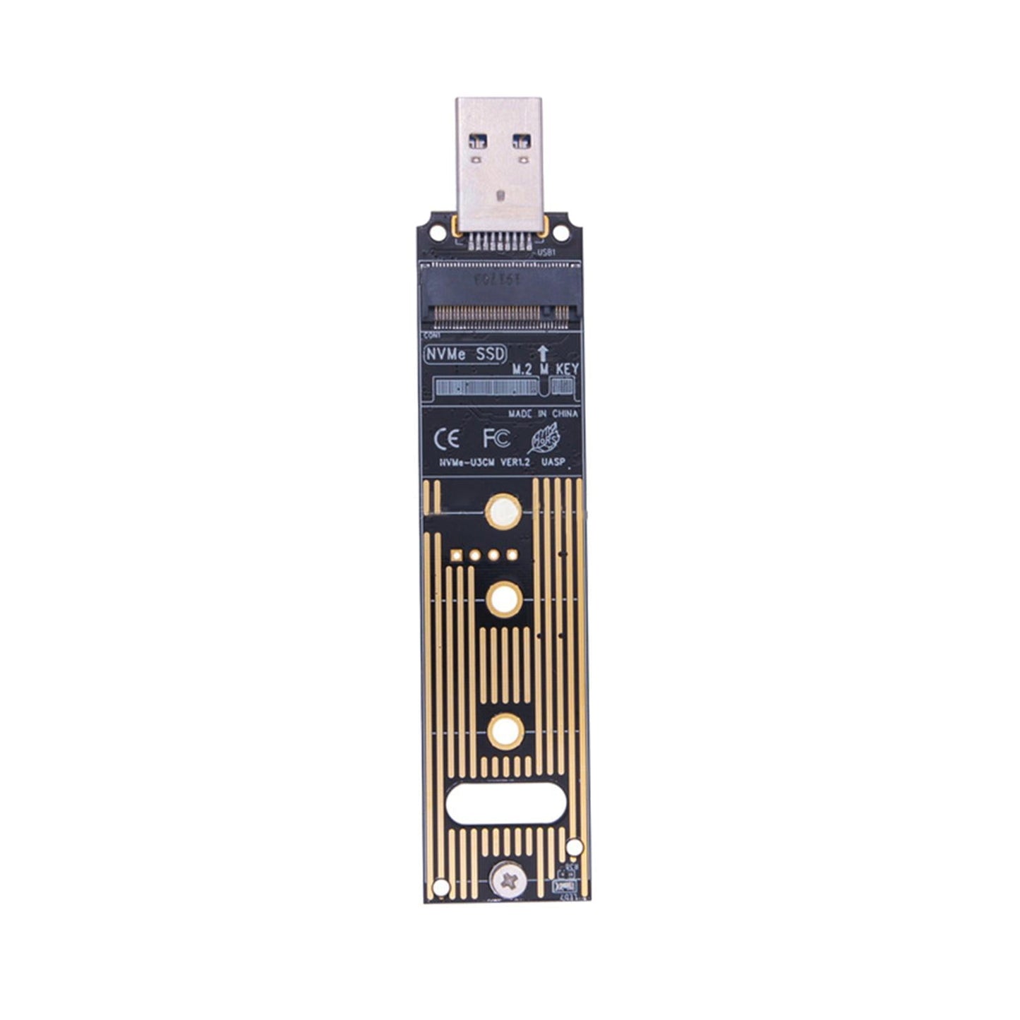 NVME to USB 3.1 Adapter Type A Card Converter Reader with Key B/Key B+M JMS583--USB3.1