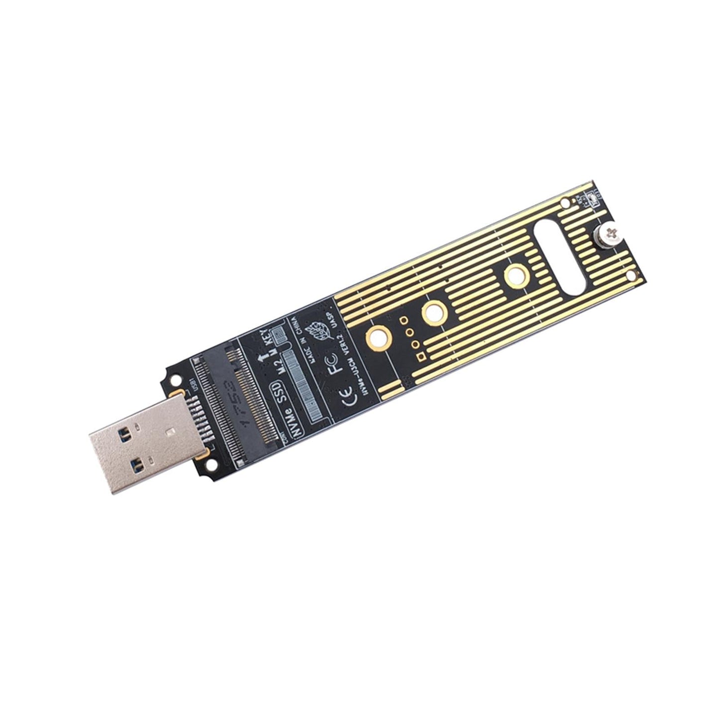 NVME to USB 3.1 Adapter Type A Card Converter Reader with Key B/Key B+M JMS583--USB3.1