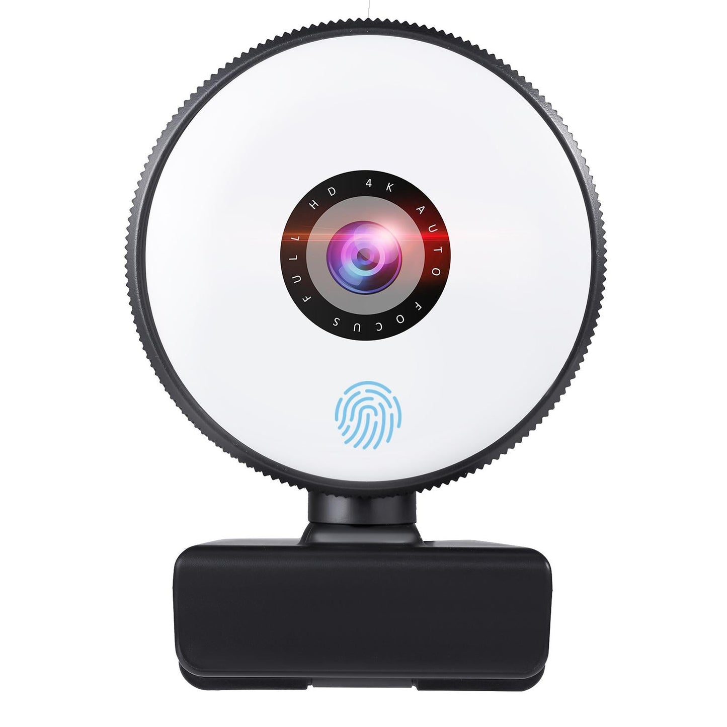 Webcam with 3 Light Modes Microphone and Tripod for Gaming Streaming PC 4k