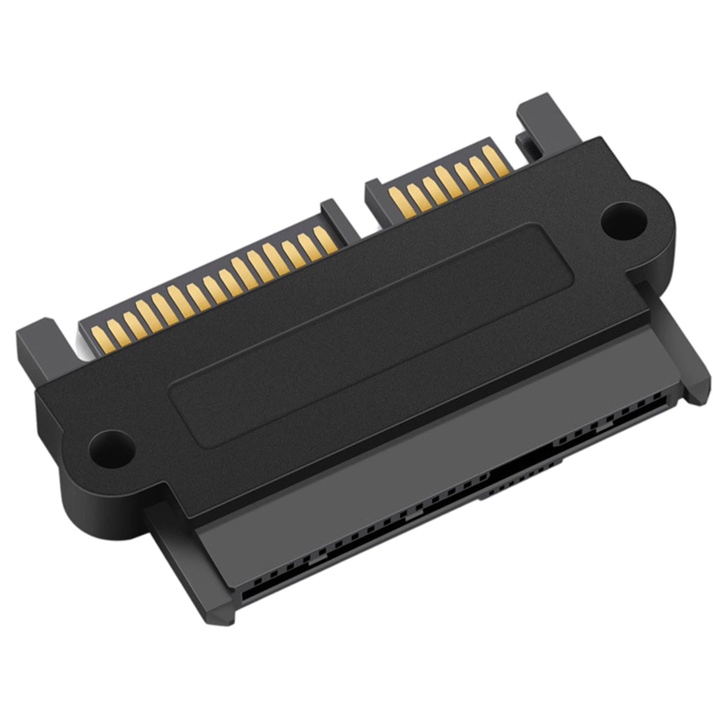 Professional SAS to SATA 180 Degree Angle Adapter Motherboards Card Black