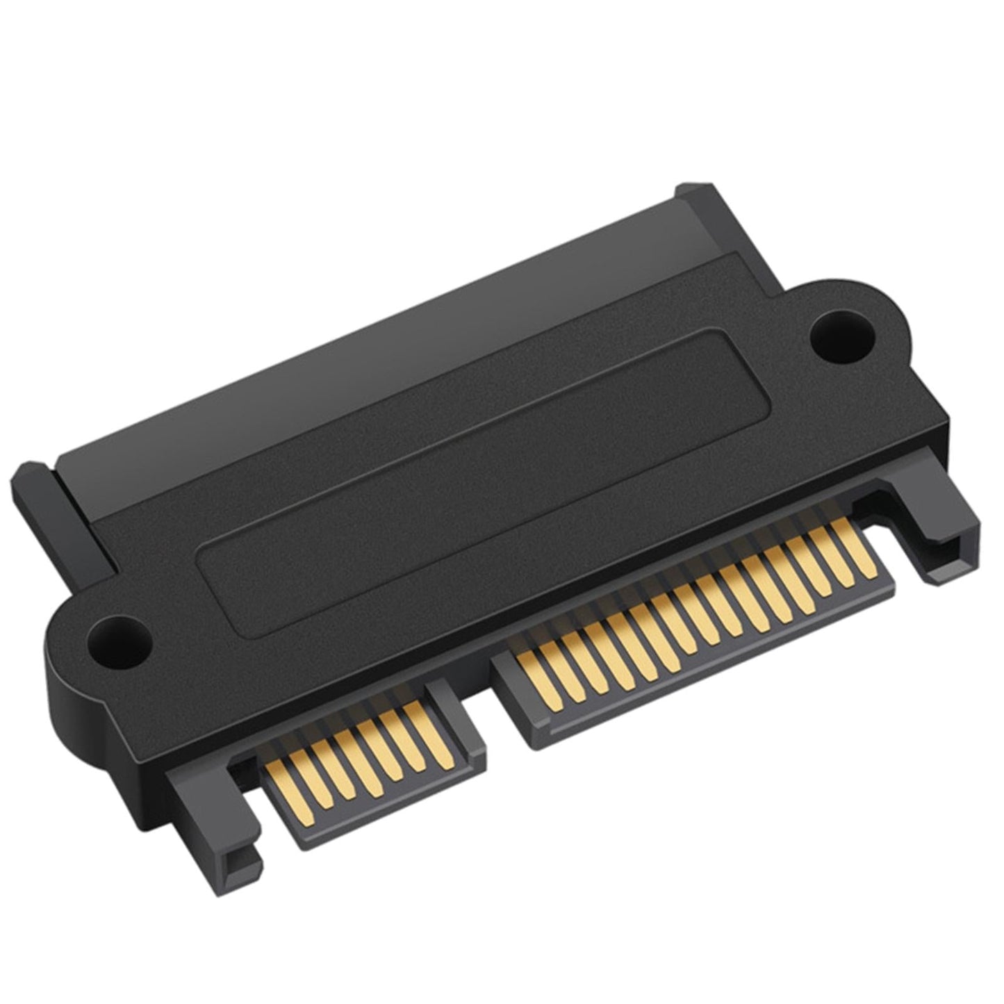 Professional SAS to SATA 180 Degree Angle Adapter Motherboards Card Black