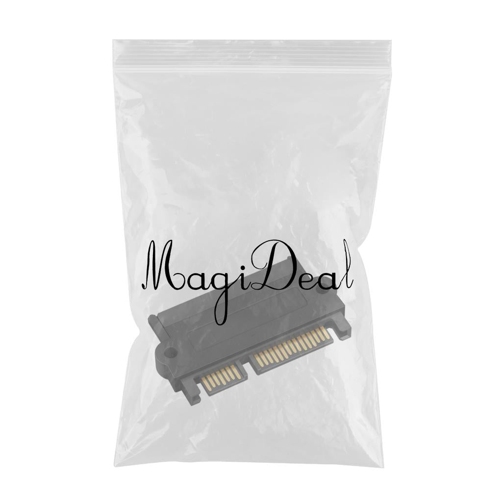 Professional SAS to SATA 180 Degree Angle Adapter Motherboards Card Black