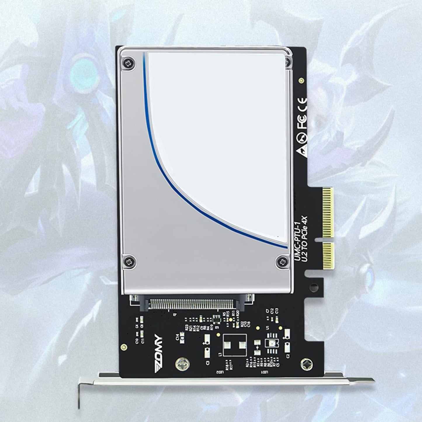 U.2 SSD to PCIe X4 3.0 Adapter SFF-8639 PCIe NVMe SSD Adapter U.2