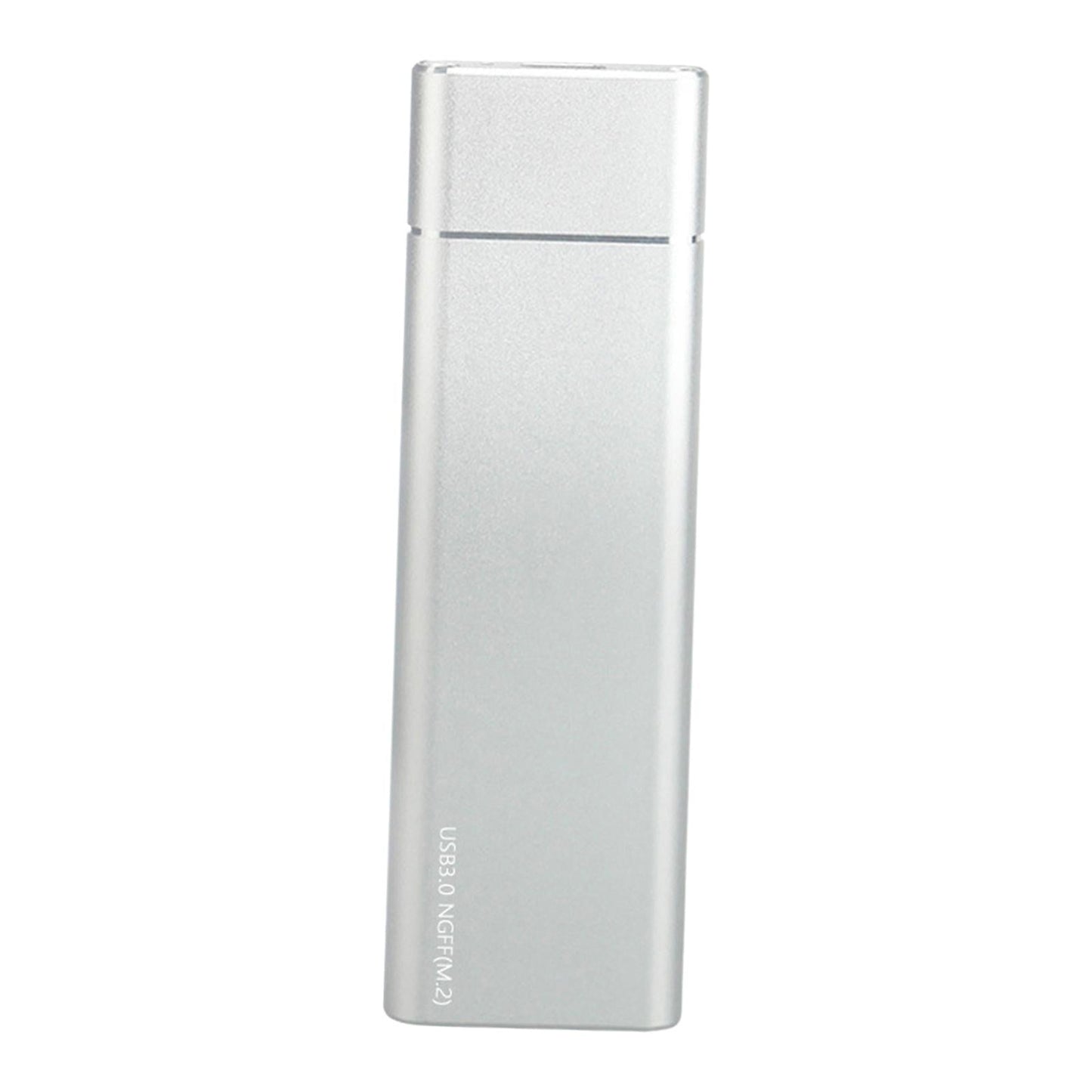 M.2 NGFF to USB 3.0 SSD Enclosure Adapter 6Gbps with UASP with Key B/Key B+M Silver