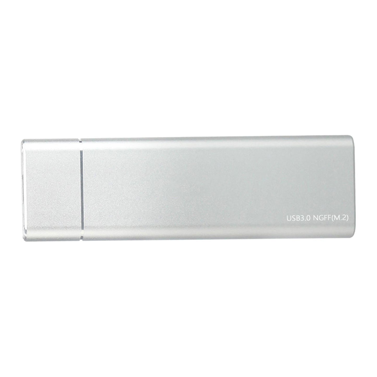 M.2 NGFF to USB 3.0 SSD Enclosure Adapter 6Gbps with UASP with Key B/Key B+M Silver