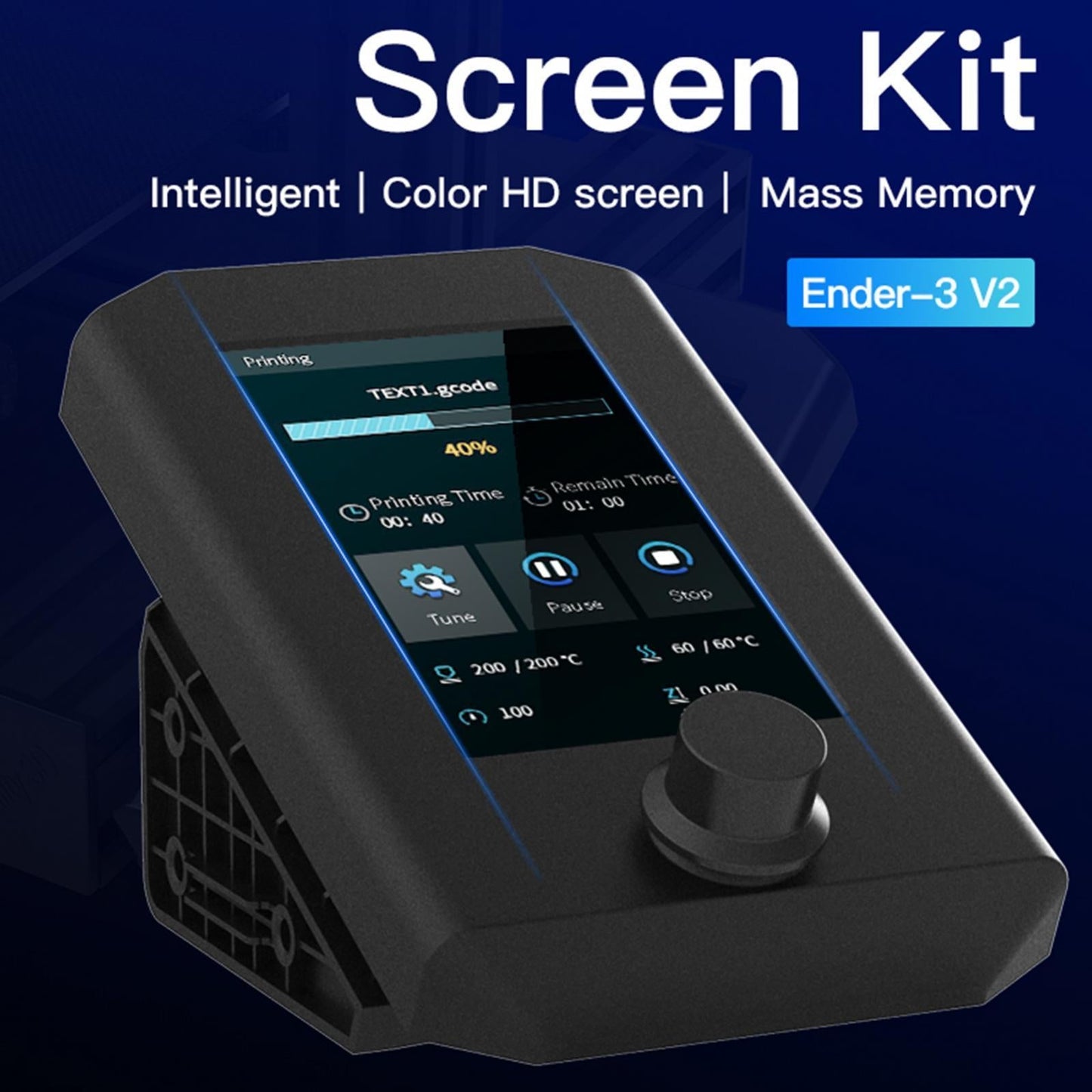 LCD Displays 3D Printer Display Screen 4.3 Inch Full Color for Ender 3