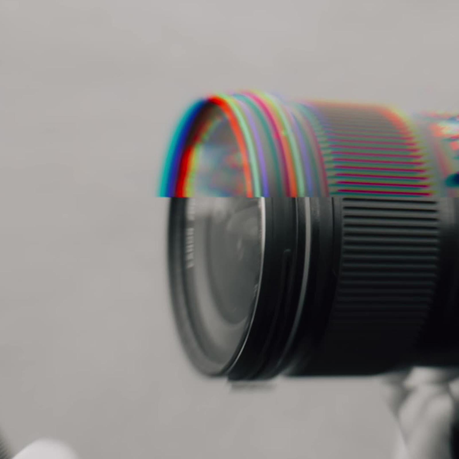 Camera Glass 77mm Kaleidoscope Prism Filter Camera Photography Accesories